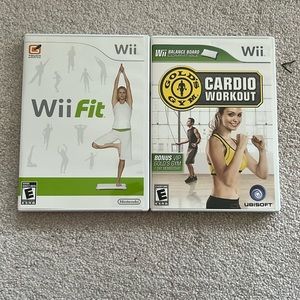 Bundle 2 Wii Workout Discs- Gently Used